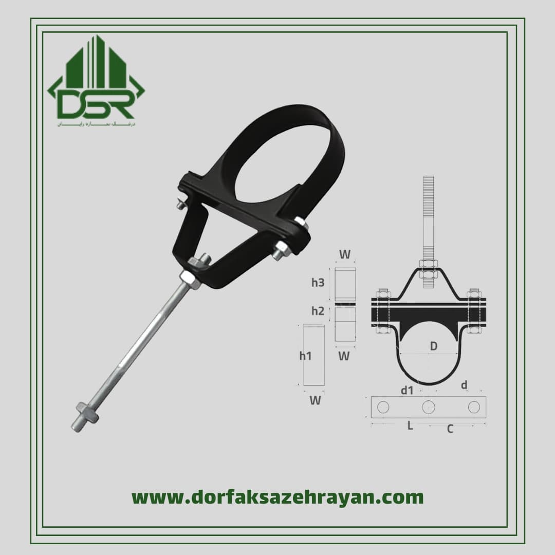 بست ریگلاژی سایز 4 اینچ