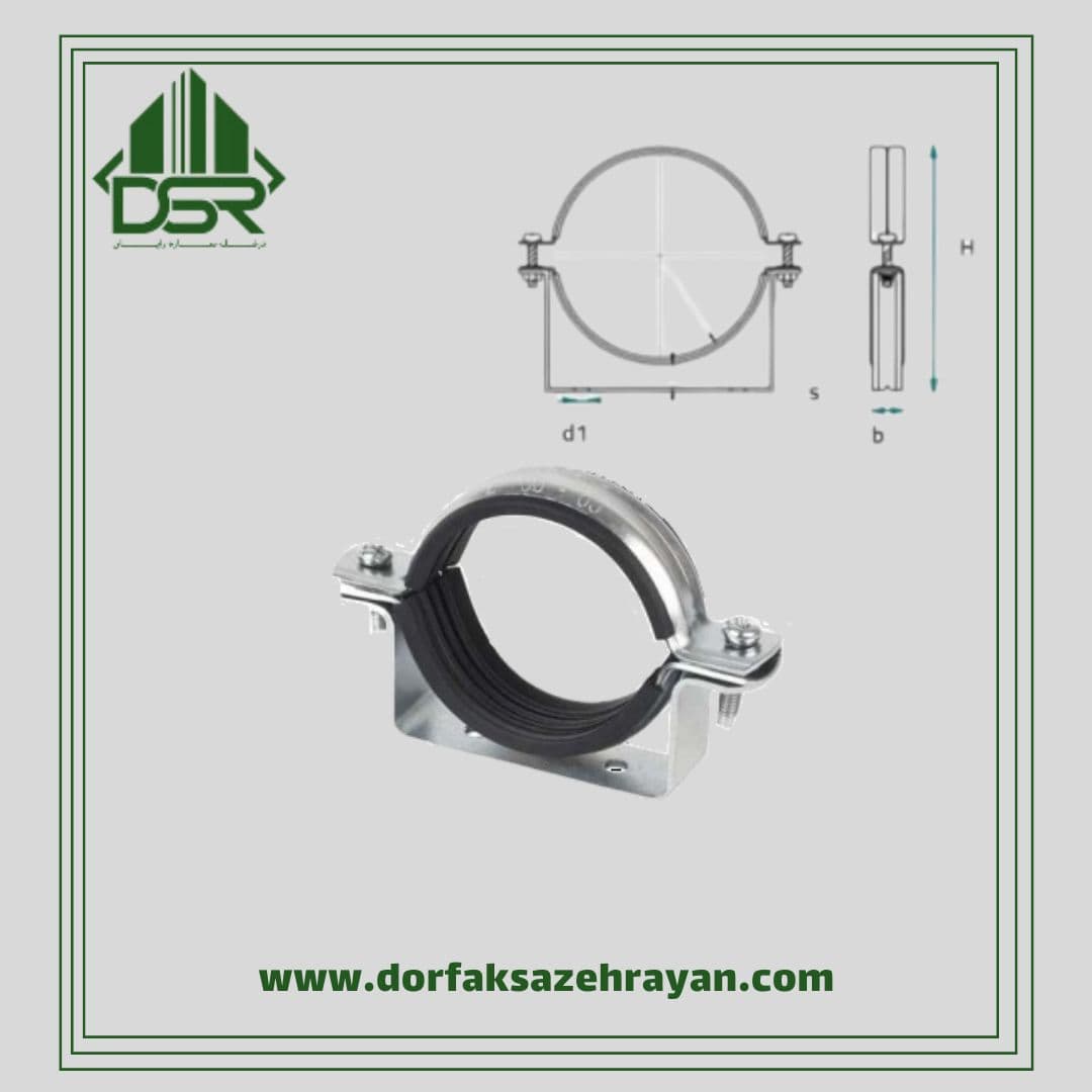 بست رایزری مدل BRD-1 1/4-GSP سایز 40mm