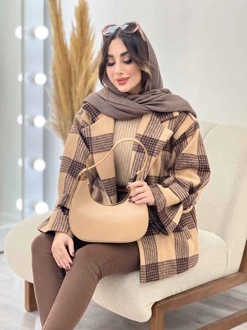 پالتو آستین بند نادیا کد 5778 — تصویر ۴