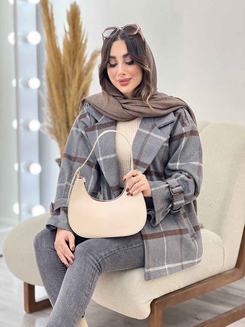 پالتو آستین بند نادیا کد 5778 — تصویر ۵