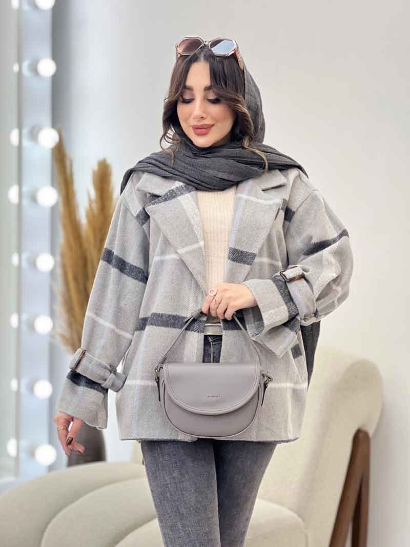 پالتو آستین بند نادیا کد 5778 — تصویر ۶