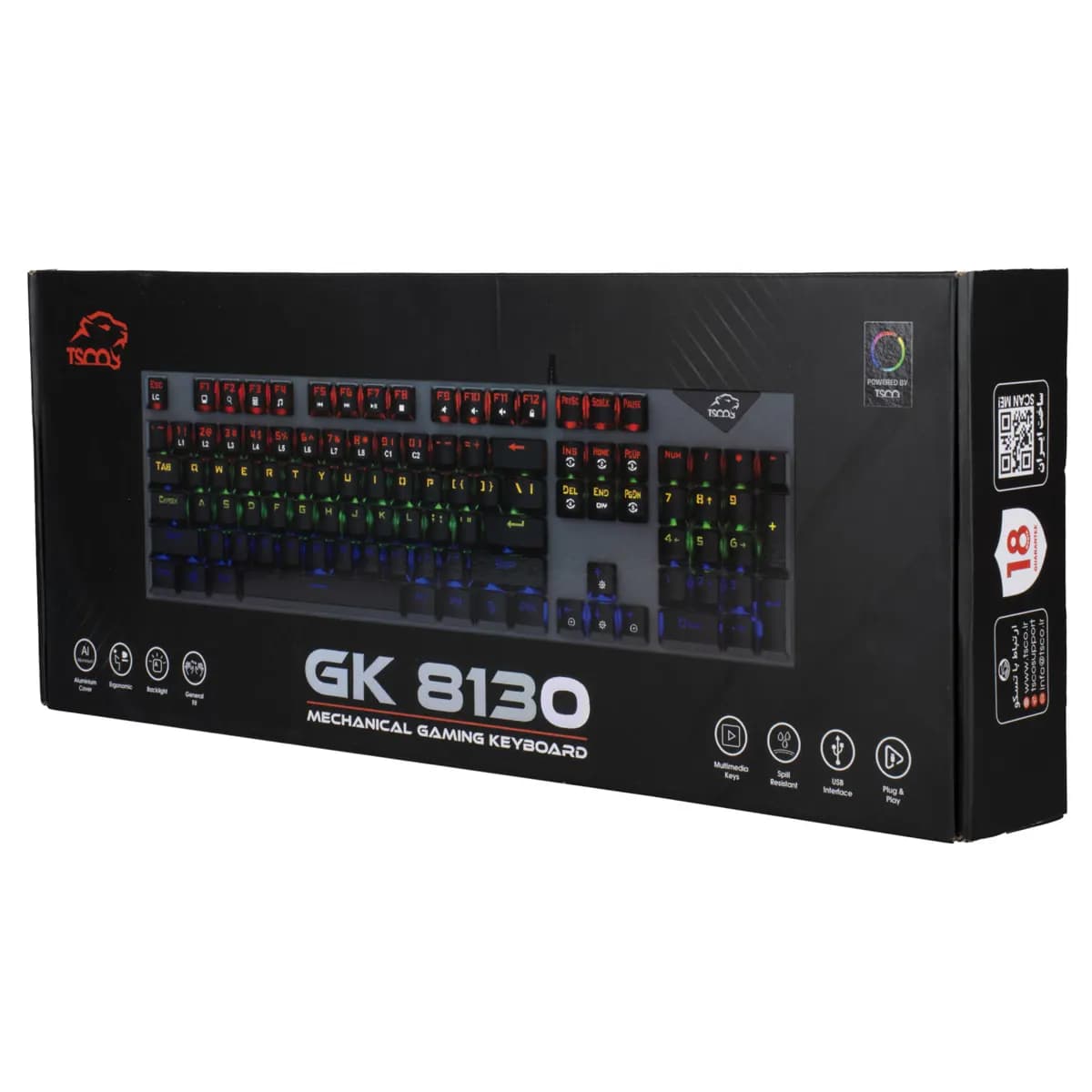کیبورد گیمینگ مکانیکال تسکو GK 8130 — تصویر ۵
