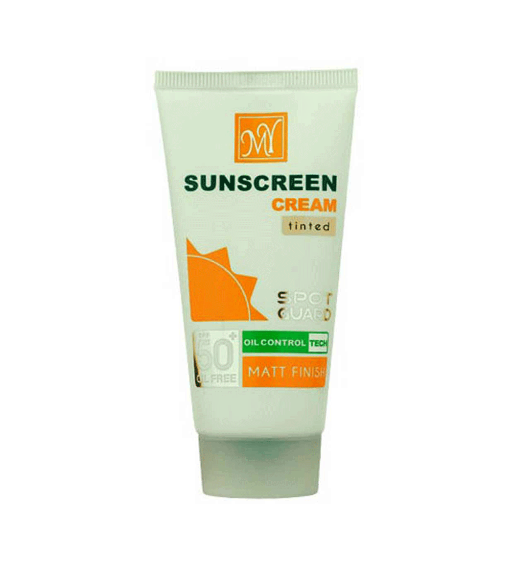 مای کرم ضدافتاب اسپات گارد مات پوست چرب بی رنگ spf50