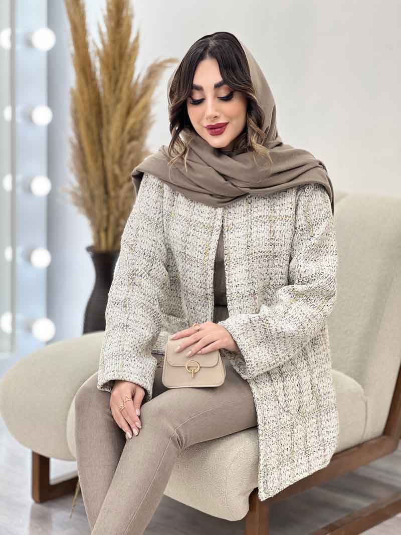 پالتو دو جیب مهتا کد 5527 — تصویر ۳