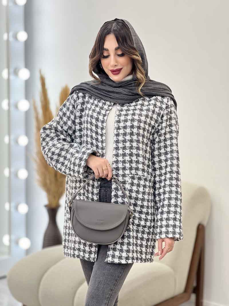 پالتو دو جیب مهتا کد 5527 — تصویر ۸