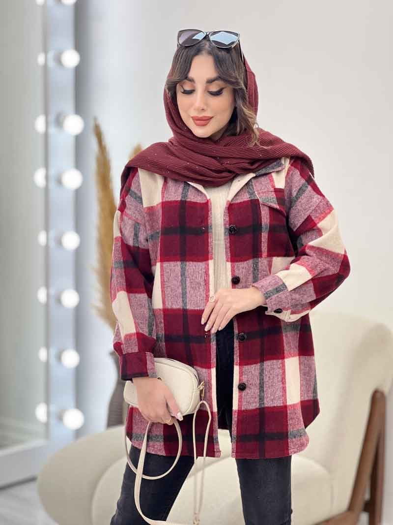 شکت چهارخونه دیبا کد 5596 — تصویر ۳