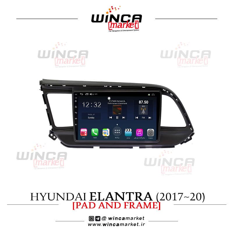 مانیتور هیوندای النترا 2017-20 فابریک اندروید برند وینکا WINCA سری H
