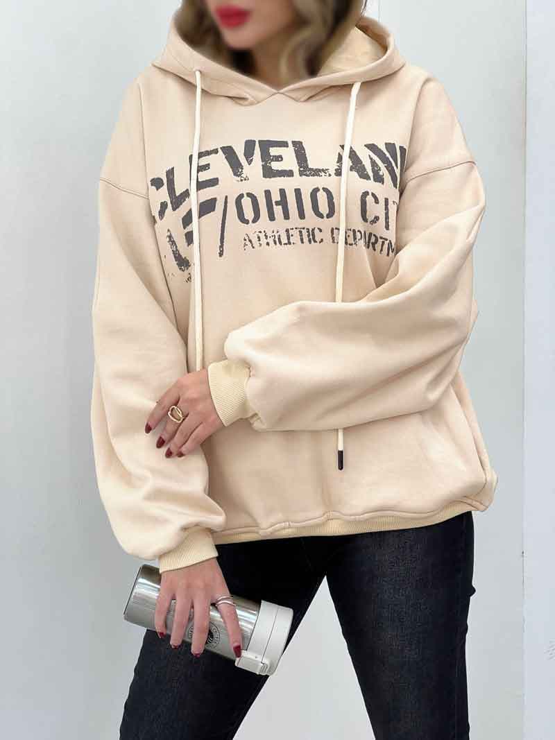 هودی دو جیب cleveland کد 5472 — تصویر ۶