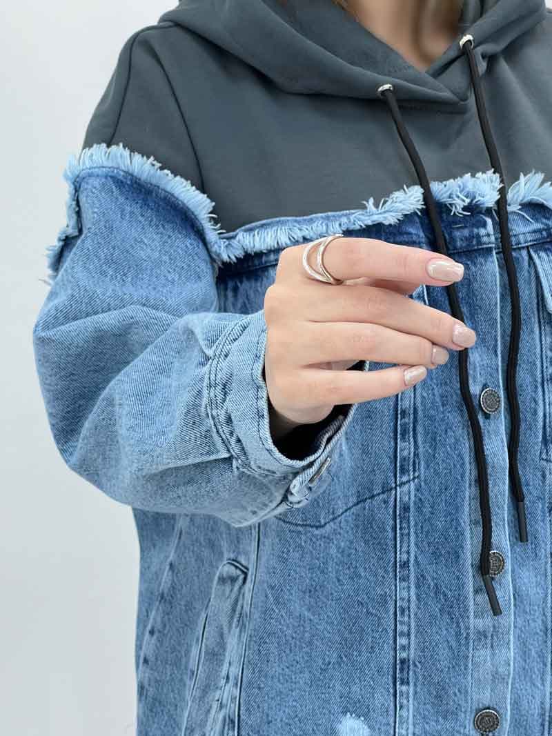 جین ترکیبی ریش دار کد 5561 — تصویر ۶