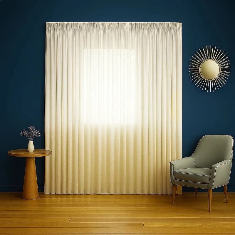 پرده اسپی توره مدل حریر ساده دوخت ساده – متغیر سایز 280 × 450 سانتیمتر