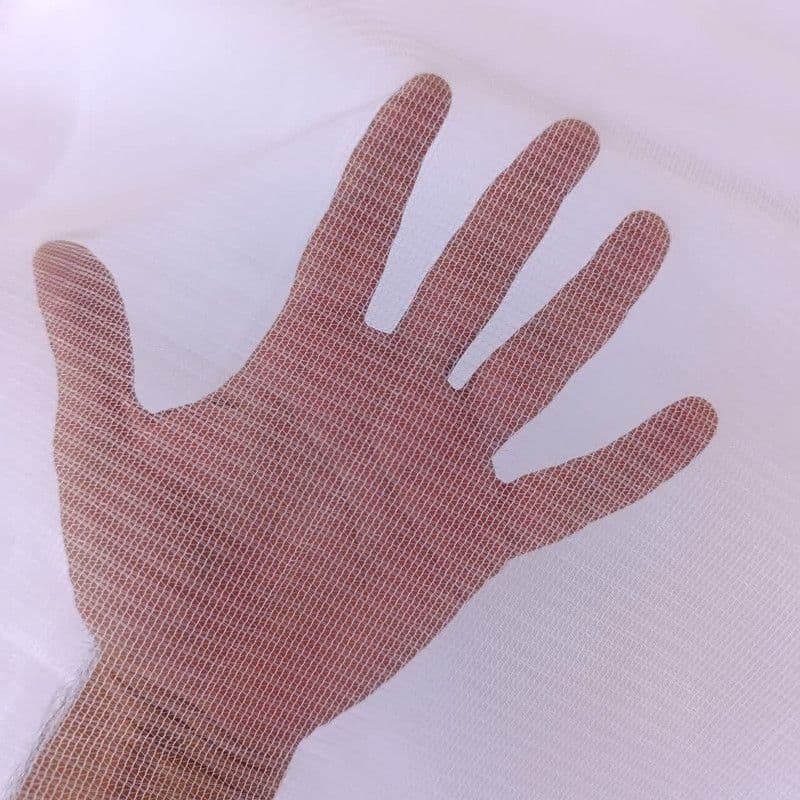 پارچه پرده عرض 1.5 متر مدل تور رنگ سفید — تصویر ۴