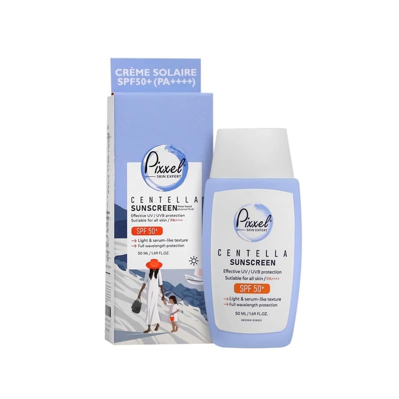 پیکسل ضدآفتاب سنتلا بدون رنگ spf50