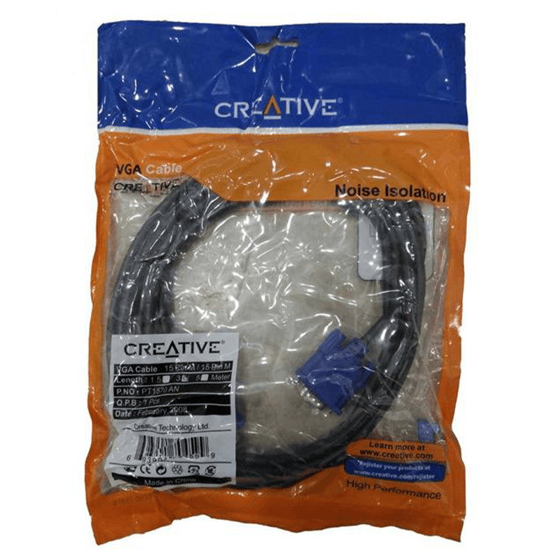 کابل creative 3m VGA — تصویر ۳