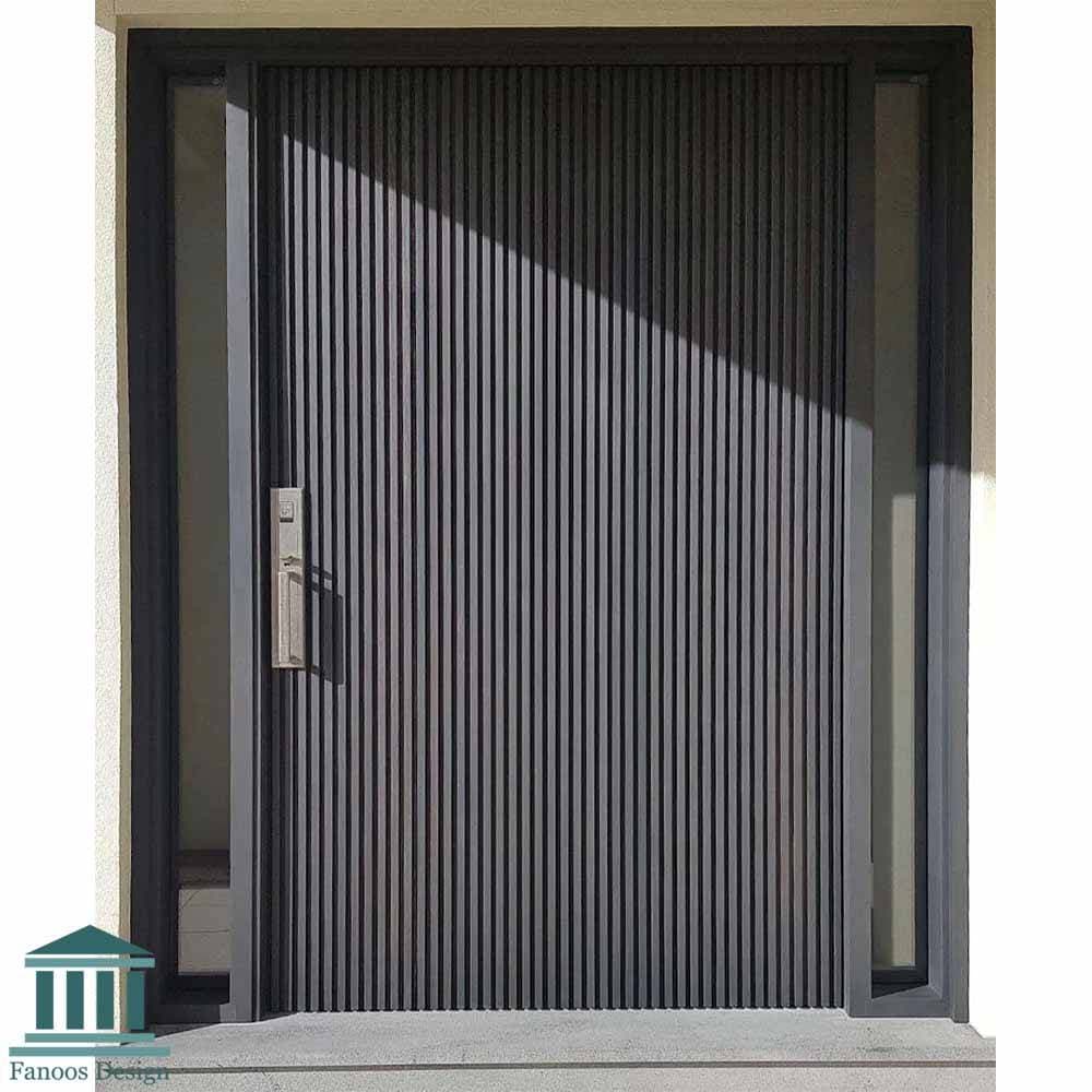 درب ضد سرقت ویلایی شیاری لولا پیوت مدرن کد 30500