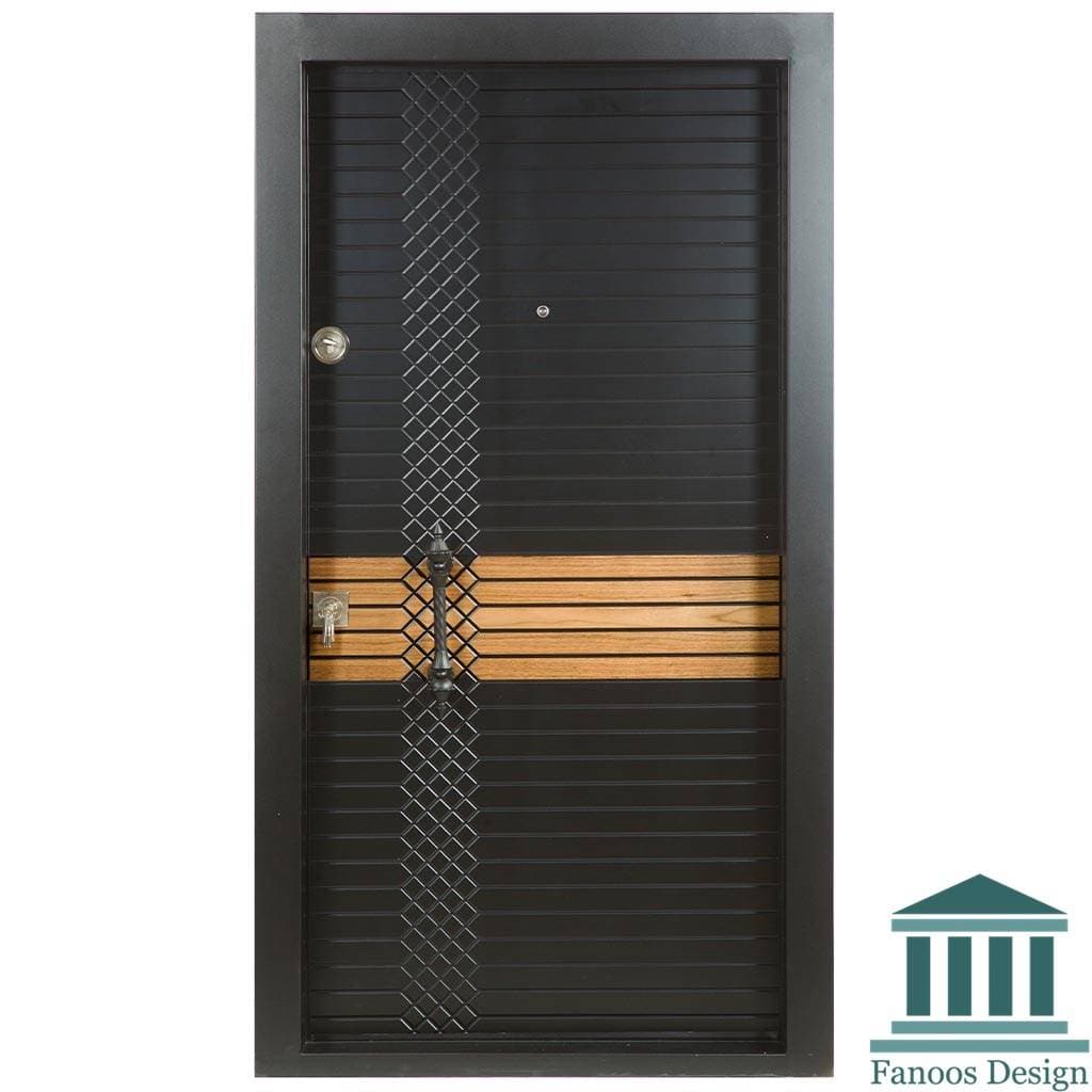 درب ضد سرقت مدرن مشکی مات – کد 30489