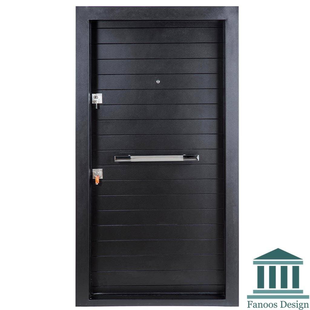 درب ضد سرقت مدرن دو قاب رنگ پوششی – کد 30412