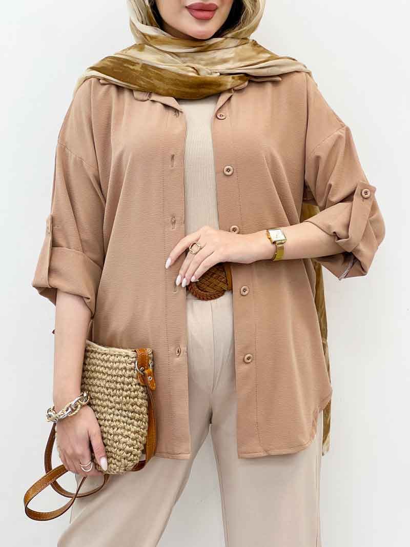 شومیز پایین هلال بهناز کد 5278 — تصویر ۴