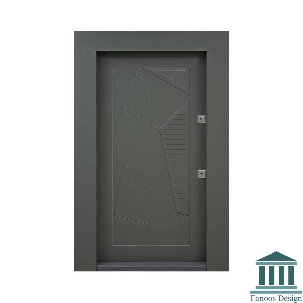 درب ضد سرقت طوسی کلاسیک کد 30412