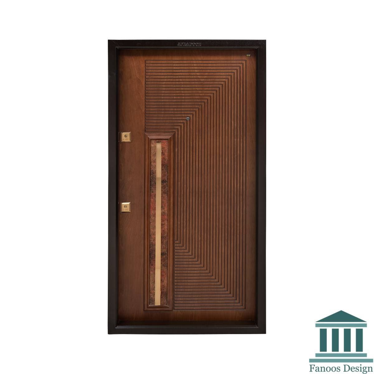 درب ضدسرقت روکش راش CNC – کد 30422