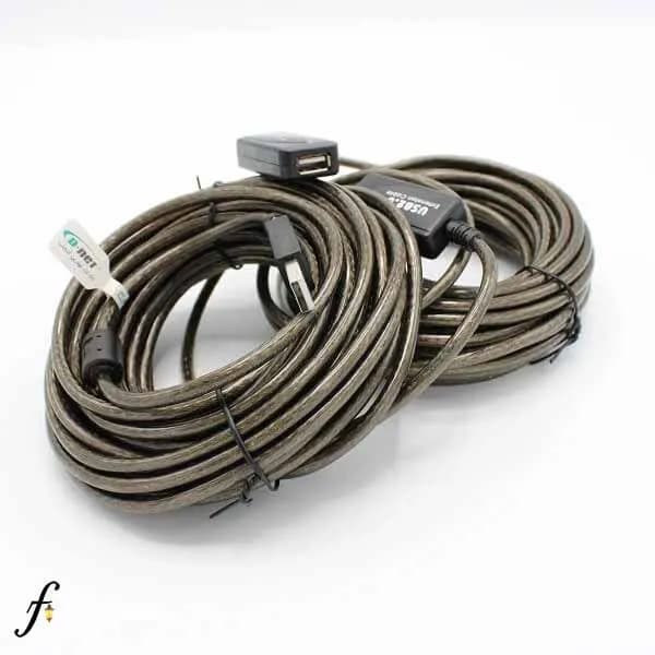 کابل افزایش طول 20 متری USB بافر دار( تقویت کننده ) دی نت