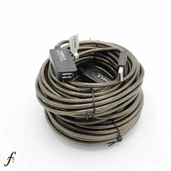 کابل افزایش طول 20 متری USB بافر دار( تقویت کننده ) دی نت — تصویر ۲