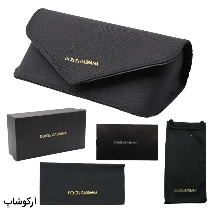 پک اورجینال عینک برند دولچه گابانا (Dolce & Gabbana) با تمام تجهیزات مدل 993073