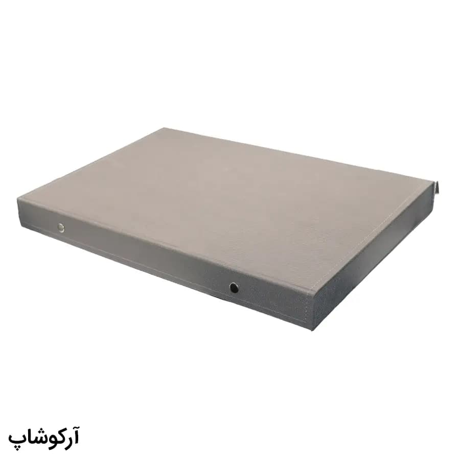 باکس و جعبه 18 تایی عینک طبی با رنگ طوسی و جنس پارچه‌ای اسپان (فایل) مدل 993034 — تصویر ۲