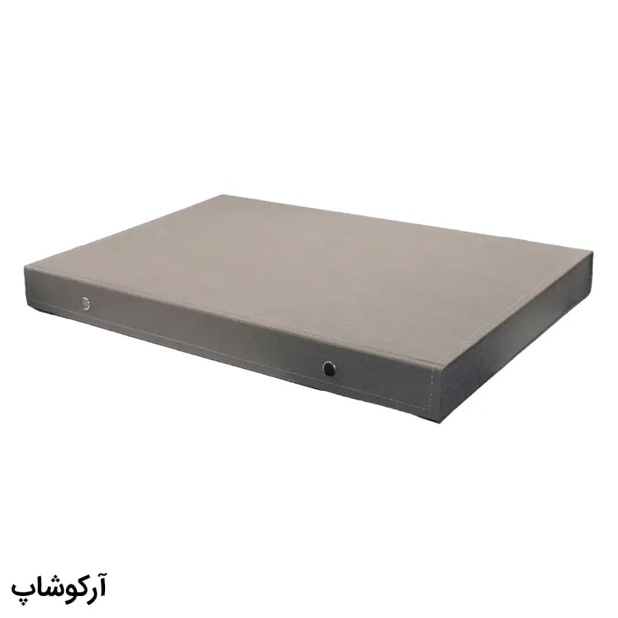باکس و جعبه 18 تایی عینک طبی با رنگ طوسی و جنس پارچه‌ای اسپان (فایل) مدل 993034 — تصویر ۳