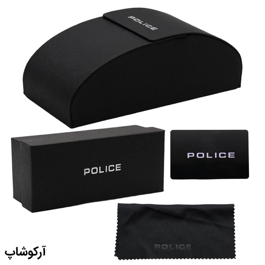 پک اورجینال عینک برند پلیس (POLICE) با تمام تجهیزات و لوازم جانبی مدل 992957