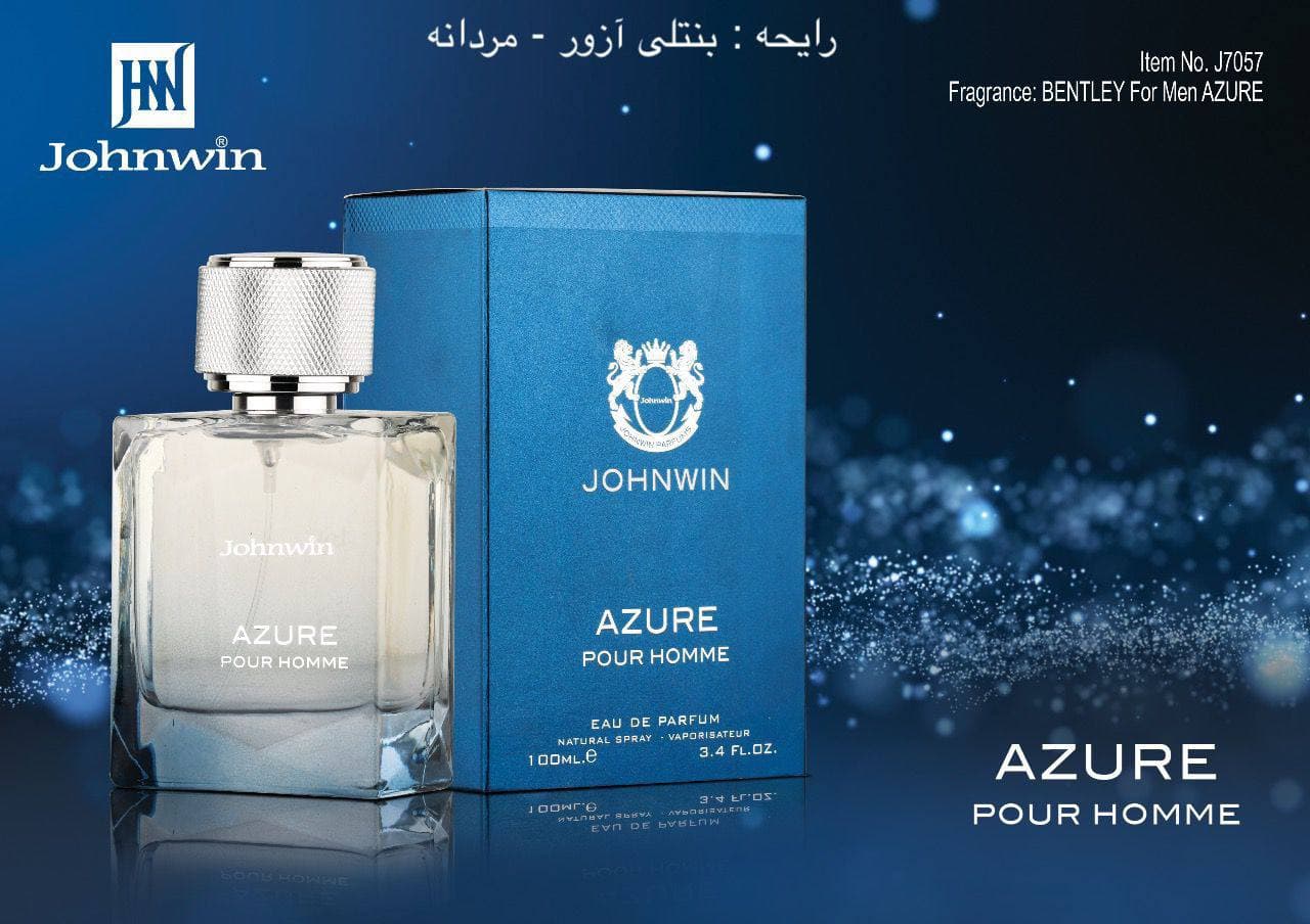 ادکلن بنتلی آزور جانوین/جکوینز ۱۰۰ میل: عطر مردانه خنک، مرکباتی و مدیترانه‌ای