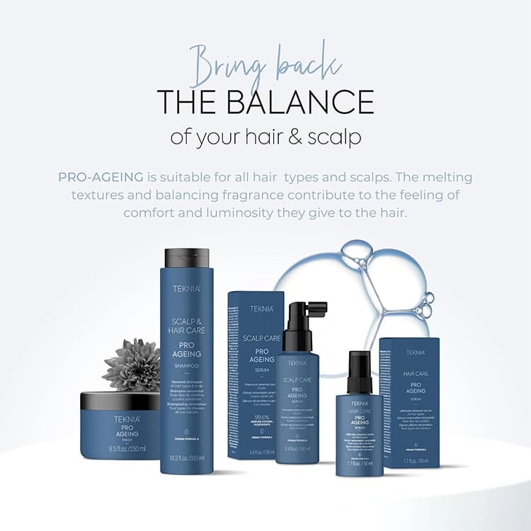 شامپو Lakme مدل Teknia Scalp and Hair Care Pro Ageing حجم 1000 میلی لیتر — تصویر ۴