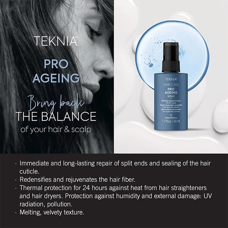 سرم مو Lakme مدل Teknia Pro Ageing حجم 50 میلی لیتر — تصویر ۴