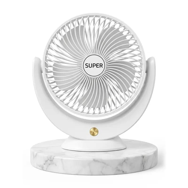 پنکه رو میزی شارژی مدل DESKTOP FAN سه حالته سایز بزرگ بالاترین کیفیت + (گارانتی طلایی) — تصویر ۲