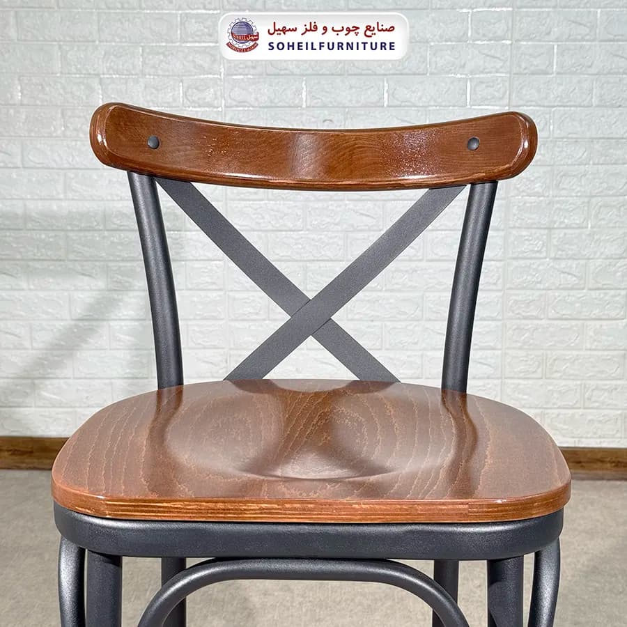 صندل اپن فلزی لهستانی کف چوب سهیل — تصویر ۳