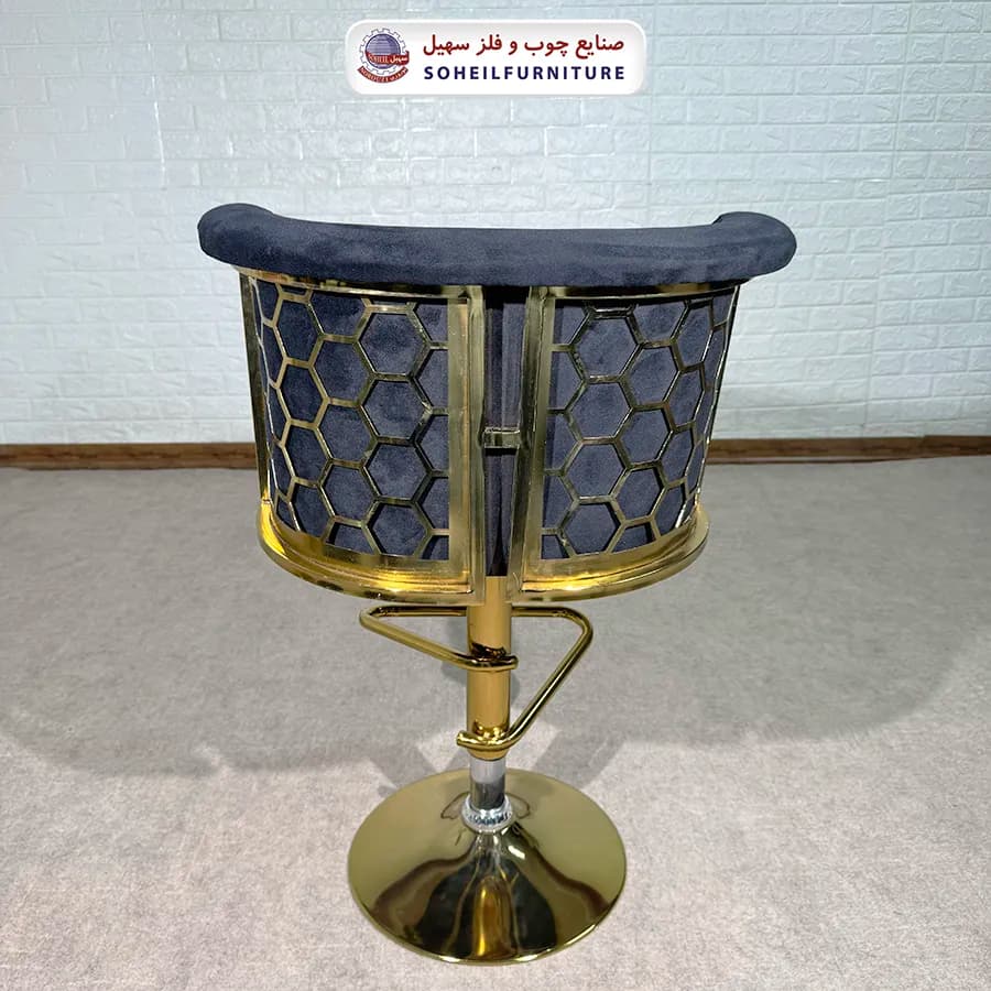 صندل اپن جک دار فلزی مدرن زنبوری سهیل — تصویر ۶