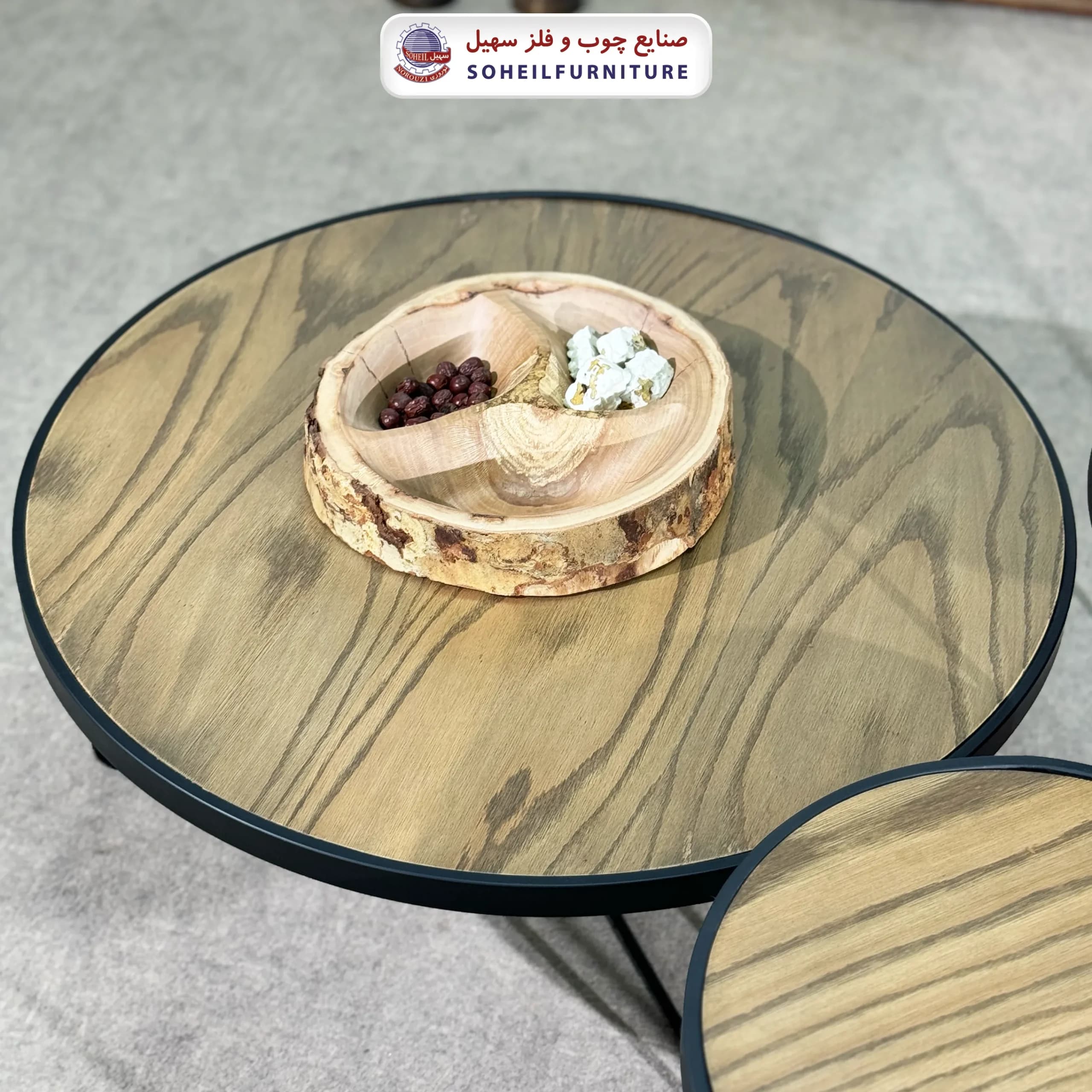جلومبل چوب و فلز 3 تیکه مدل مارسی سهیل — تصویر ۷