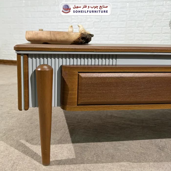 میز جلو مبلی چوبی مدرن کشودار مدل 0091 سهیل — تصویر ۸