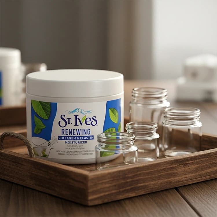 کرم مرطوب کننده St Ives مدل Renewing Collagen and Elastin حجم 300 میلی لیتر — تصویر ۴