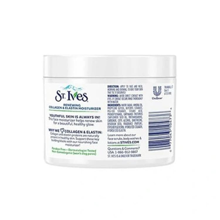 کرم مرطوب کننده St Ives مدل Renewing Collagen and Elastin حجم 300 میلی لیتر — تصویر ۲