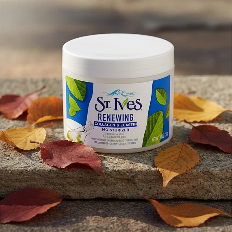 کرم مرطوب کننده St Ives مدل Renewing Collagen and Elastin حجم 300 میلی لیتر — تصویر ۳
