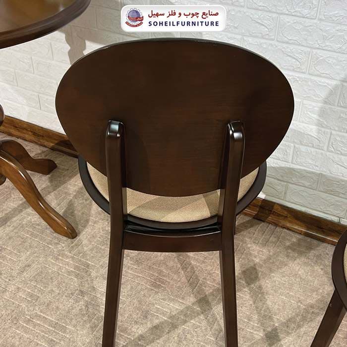 صندلی ناهارخوری چوبی مدرن مدل فیلون سهیل — تصویر ۷