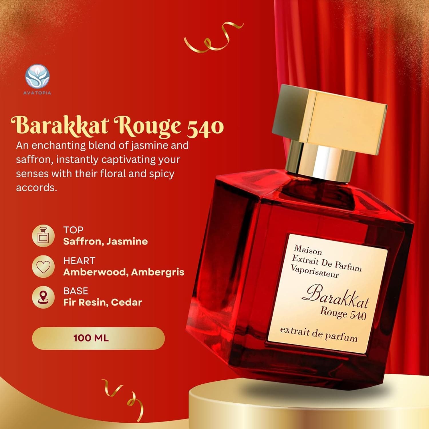 ادکلن باکارات رژ 540 قرمز اصل | Baccarat Rouge 540