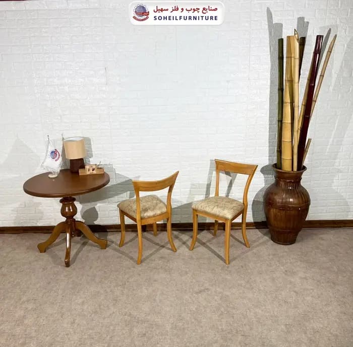 صندلی ناهارخوری چوبی امپراتور سهیل