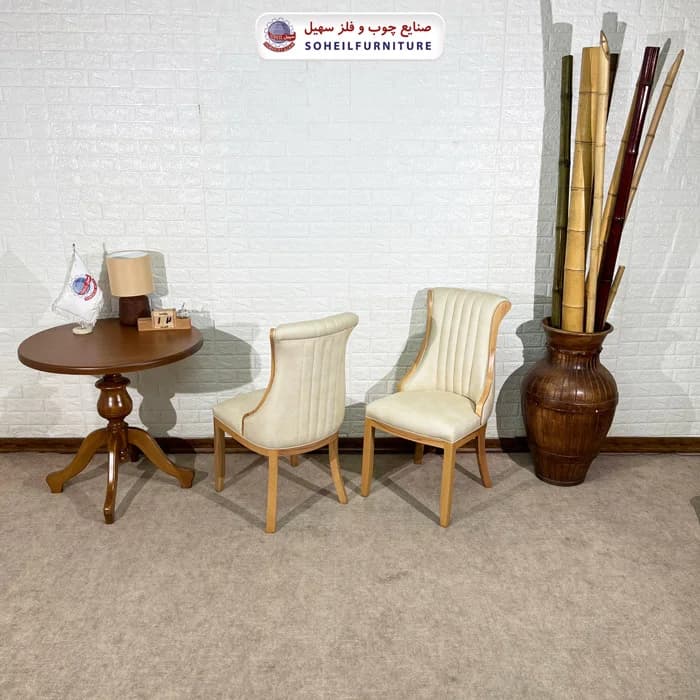 صندلی ناهارخوری چوبی راشیک لاله سهیل