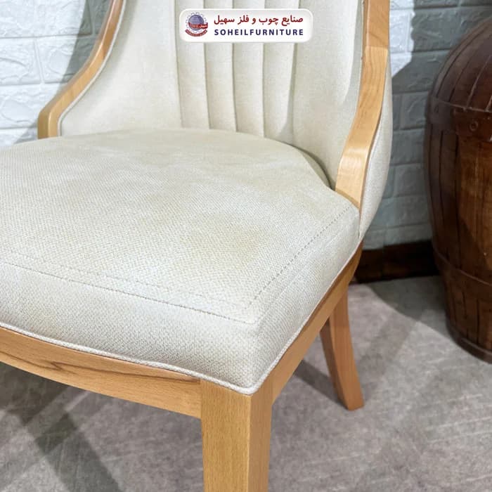 صندلی ناهارخوری چوبی راشیک لاله سهیل — تصویر ۵