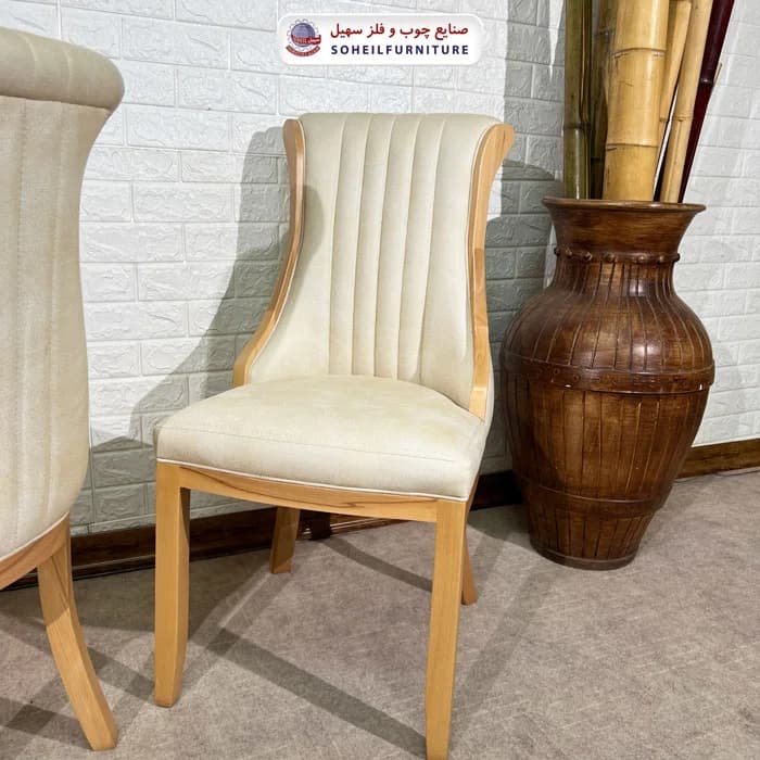 صندلی ناهارخوری چوبی راشیک لاله سهیل — تصویر ۳