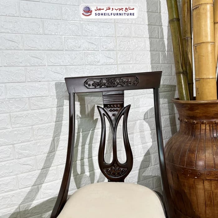 صندلی ناهارخوری چوبی لاله سهیل — تصویر ۷