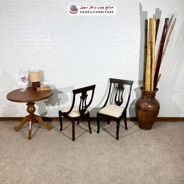 صندلی ناهارخوری چوبی لاله سهیل
