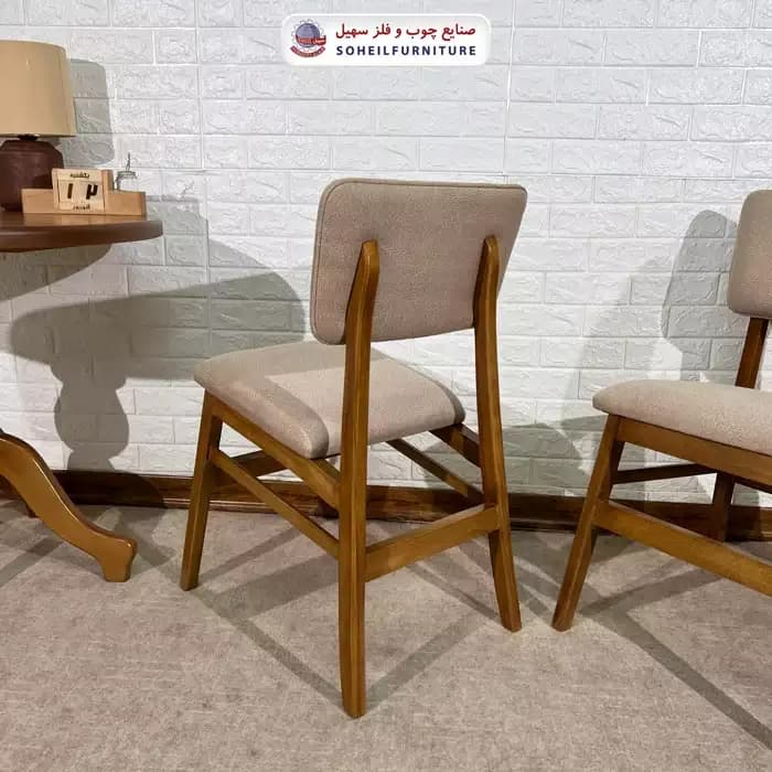 صندلی ناهارخوری چوبی هلنا سهیل — تصویر ۴