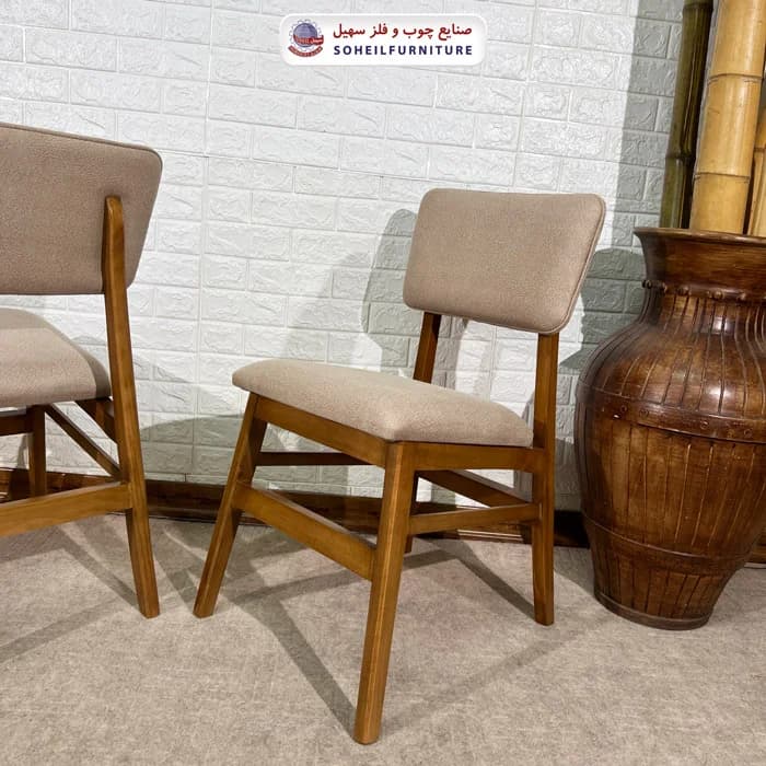 صندلی ناهارخوری چوبی هلنا سهیل — تصویر ۳